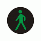 s 5b Signál pre chodcov so zeleným svetlom so znamením Voľno