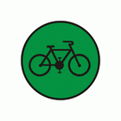 s 7c Signál pre cyklistov so zeleným svetlom so znamením Voľno