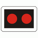 s 8 Signál s červenými striedavo prerušovanými svetlami pre zabezpečenie výjazdu